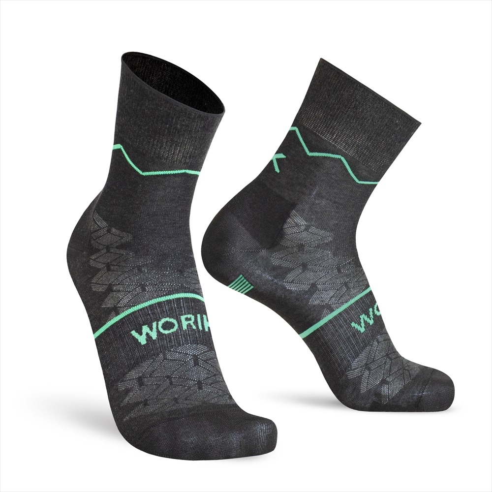 Κάλτσες WORIK Thin Black (Pack: 2 Ζεύγη) 